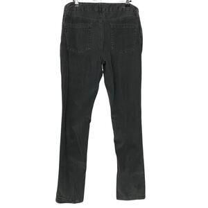 Garnet hill Gray Corduroy Straigth Leg Pants size 10 / 33 waist